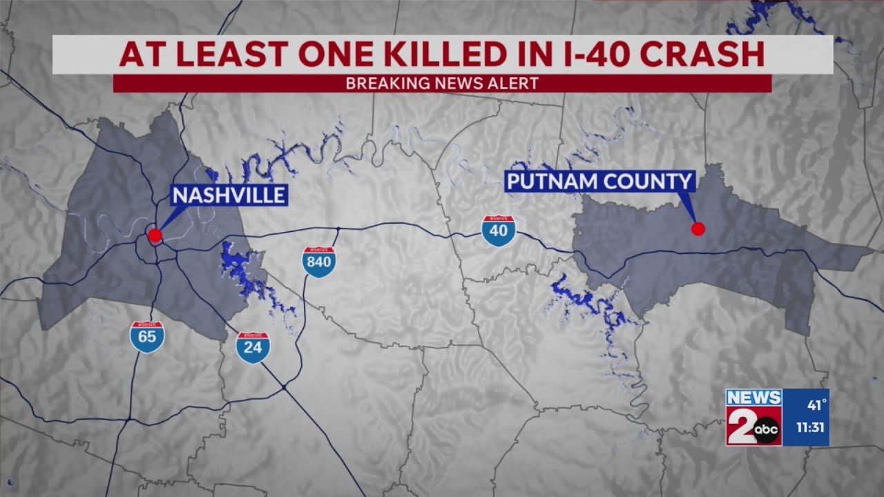 Deadly multi-vehicle crash closes I-40 in Putnam County