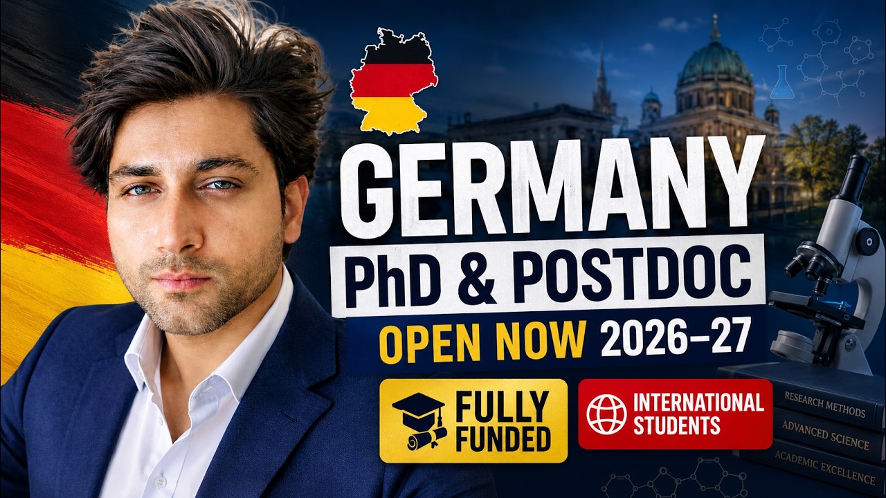 Currently open Germany PhD & Postdoc Opportunities 2026&ndash;27 | Fully Funded Research Positions