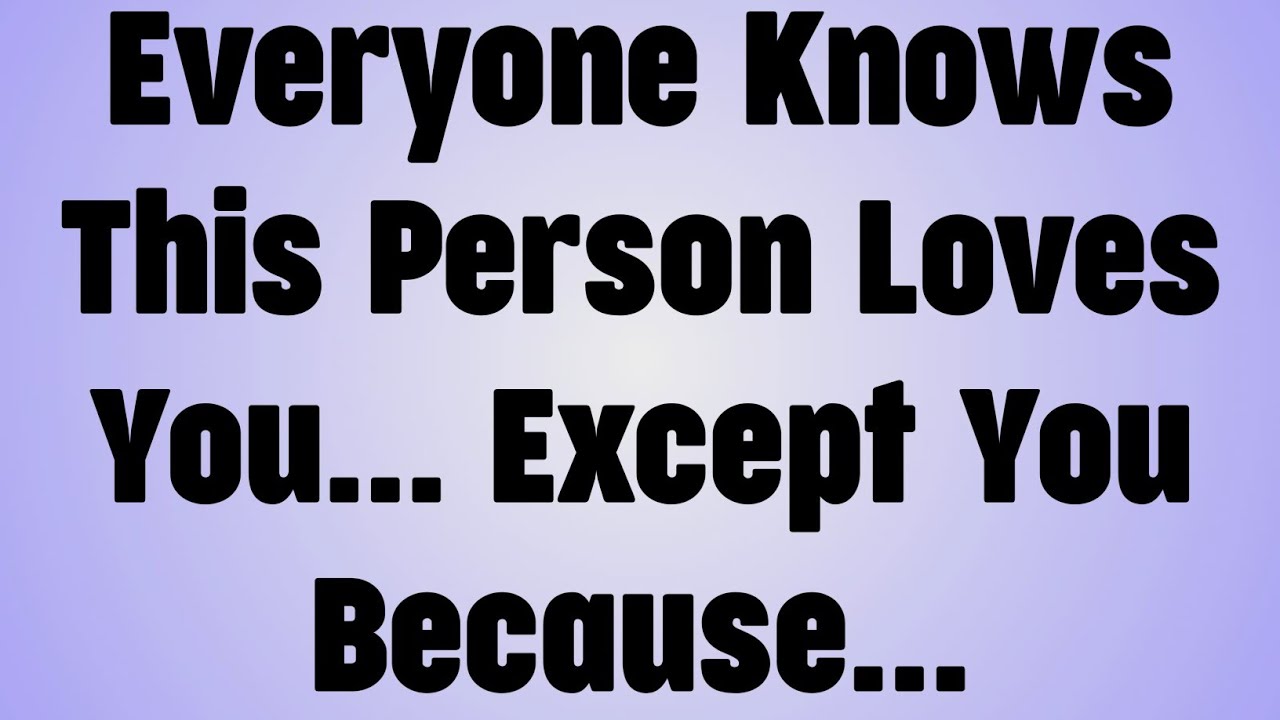 💸Everyone Knows This Person Loves You... Except You Because...