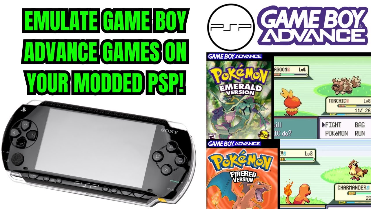 Как играть в игры GBA на PSP