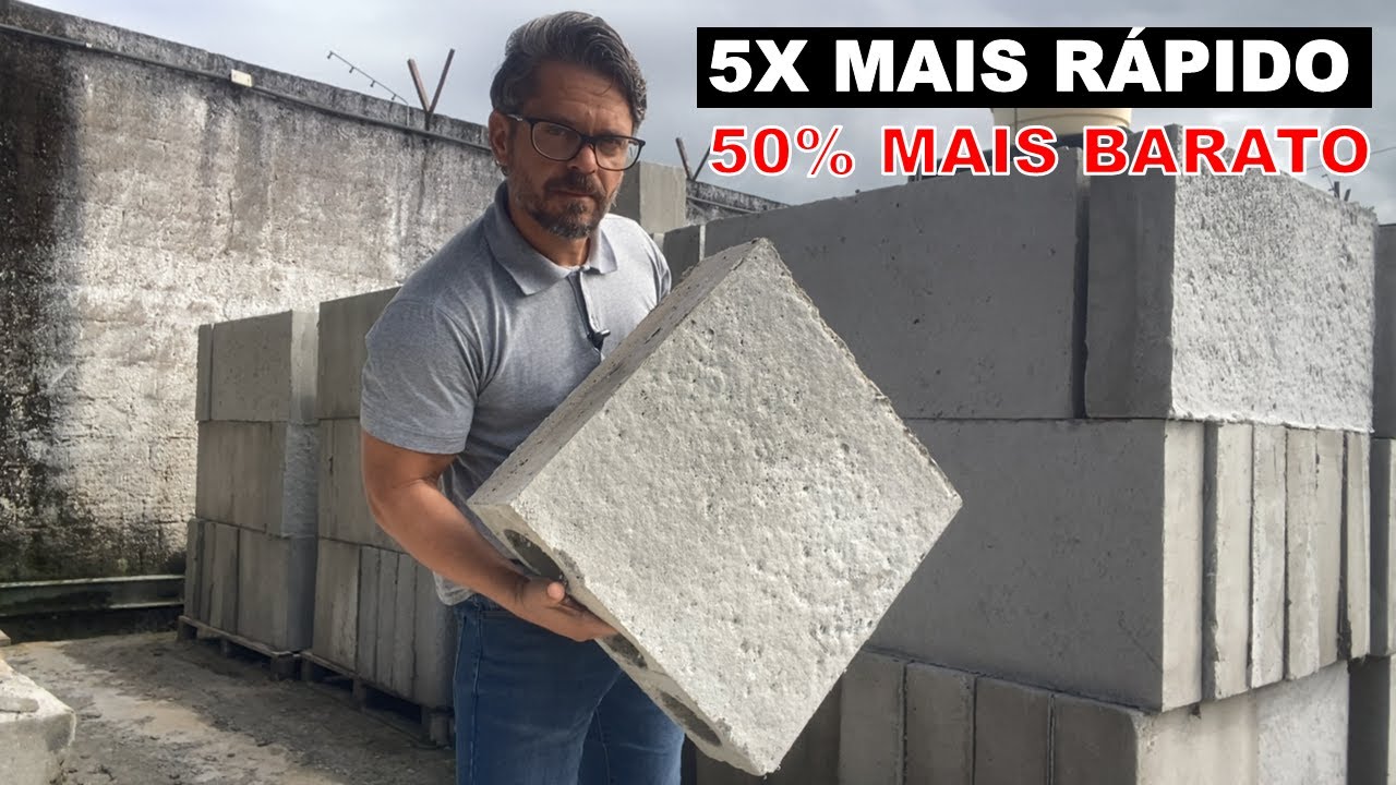 Obra 5X mais rápido e com 50% de economia.