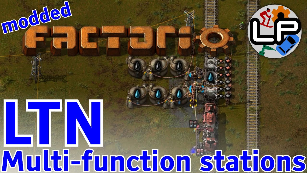 LTN Multi-function Station Tutorial - Laurence Plays Factorio