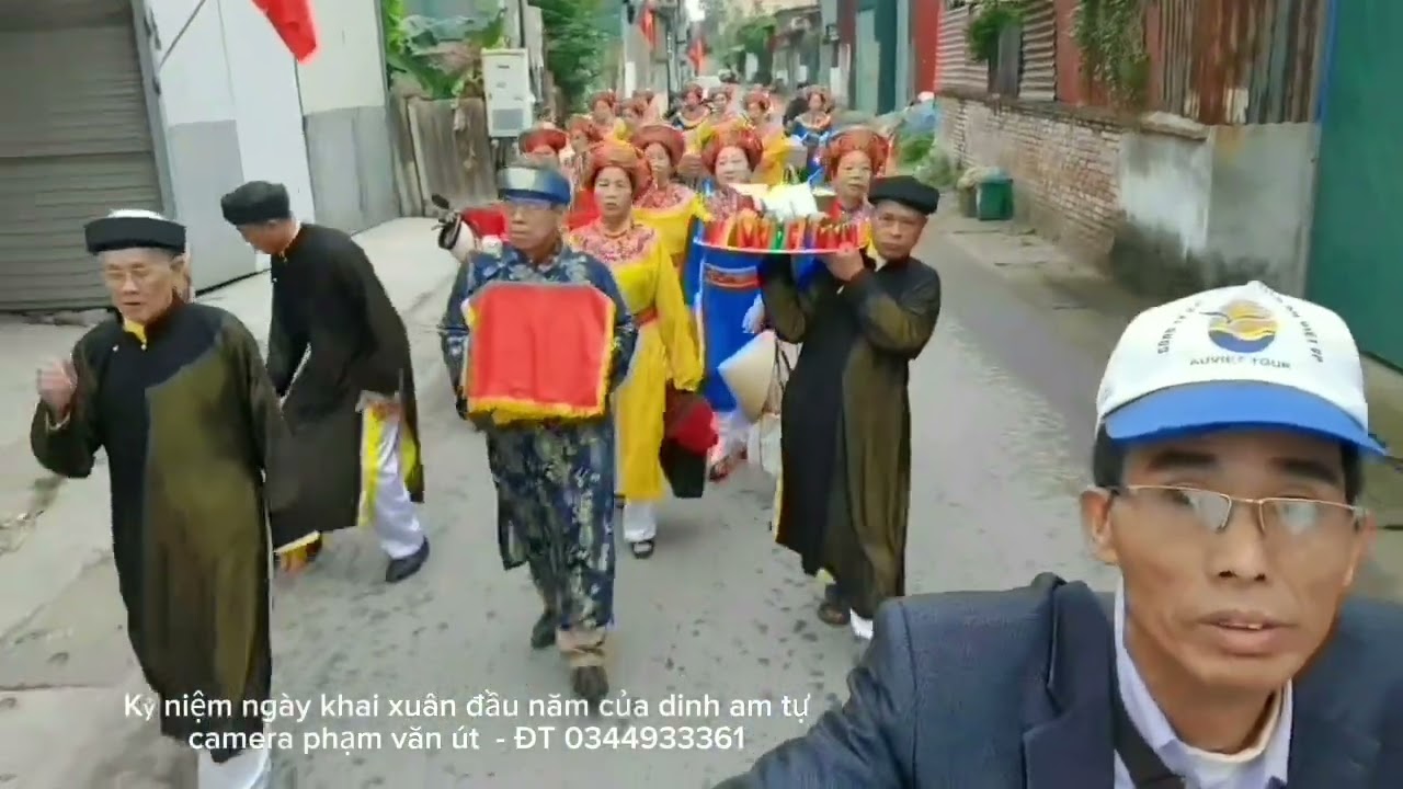 Kỷ niệm ngày khai xuân đầu năm của dinh am tự -  thôn chùa  - 4 / 1  - ( bính ngọ) 