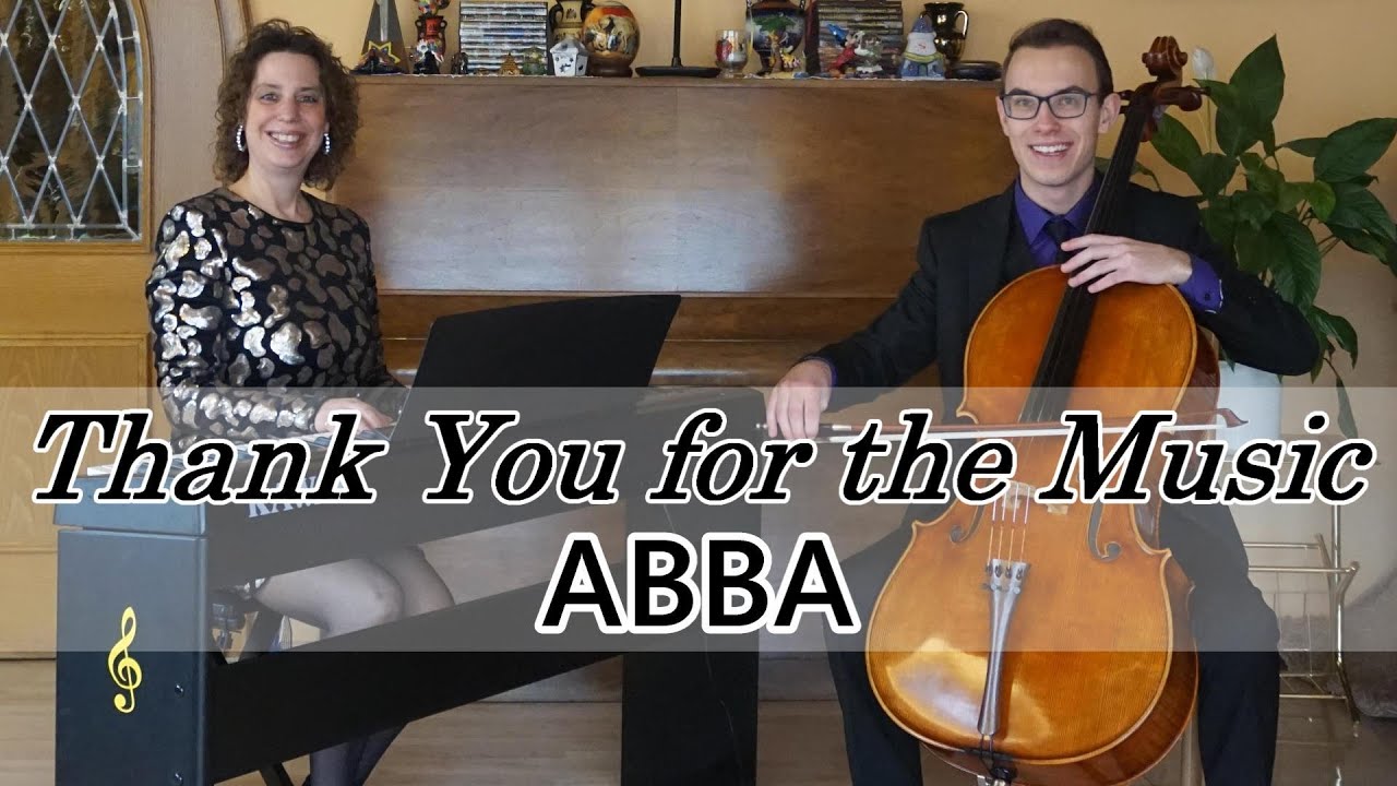 Thank You for the Music - ABBA | Cello & Piano Cover by Duo Klachello + Sheet Music
