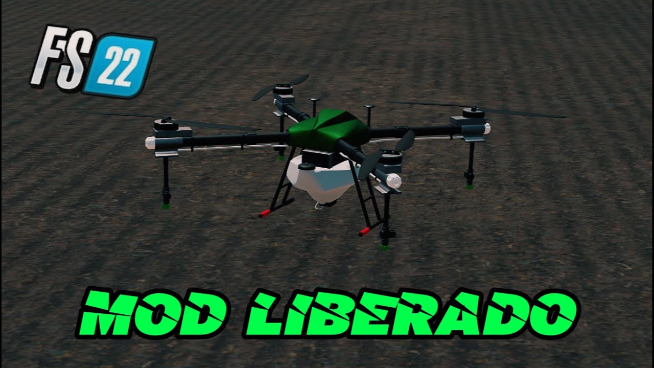 LIBERADO Mod do Drone agrícola para PC Farming Simulator 22