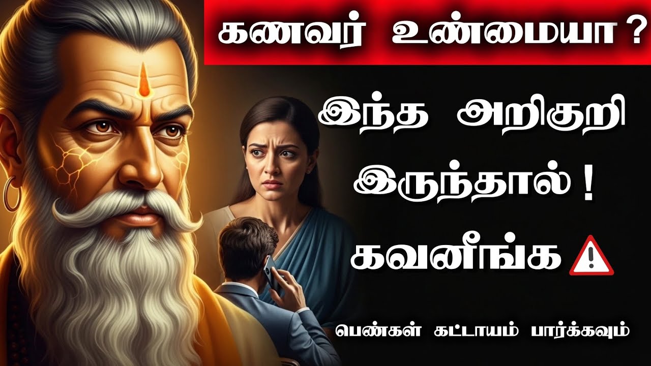 👉 “கணவர் உண்மையா இல்லையா? இந்த 10 அறிகுறி இருந்தால் உடனே தெரியும் | Chanakya Niti Tamil”