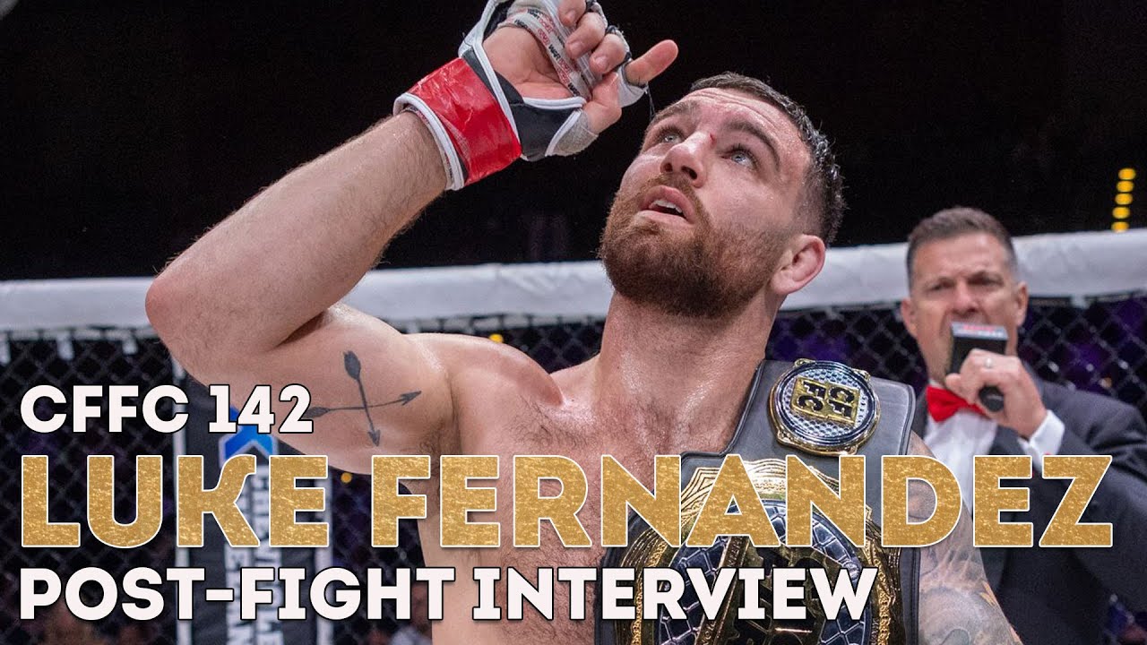 Luke Fernandez: Dominant decision win over Bellator vet 'speaks to my work' ahead of CFFC 142