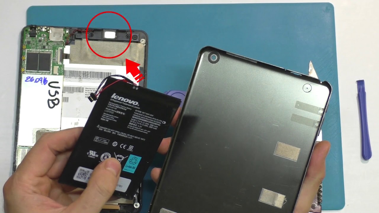 ЗАМЕНА ДИНАМИКА в ПЛАНШЕТЕ MEDION LIFETAB S7866 MD 98933