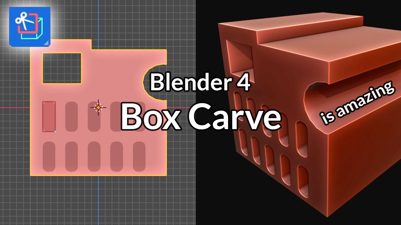 Blender's new Box Carve tool is amazing - Blender Secrets