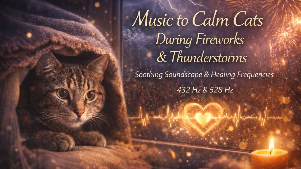 🐾✨ Anti-Anxiety Music for Cats | Deep Healing Sleep Music for Stressed & Sensitive Cats 🌙🎶