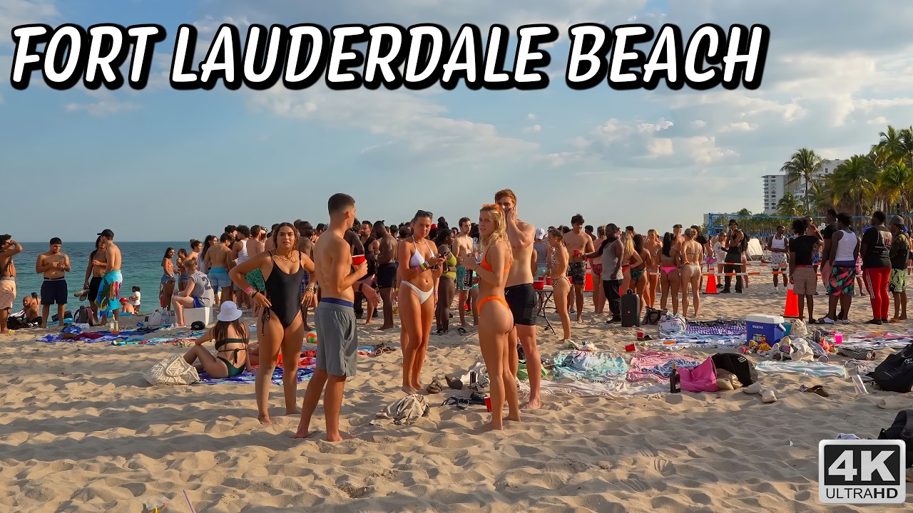 Fort Lauderdale Florida - Las Olas Beach Spring Break 2023