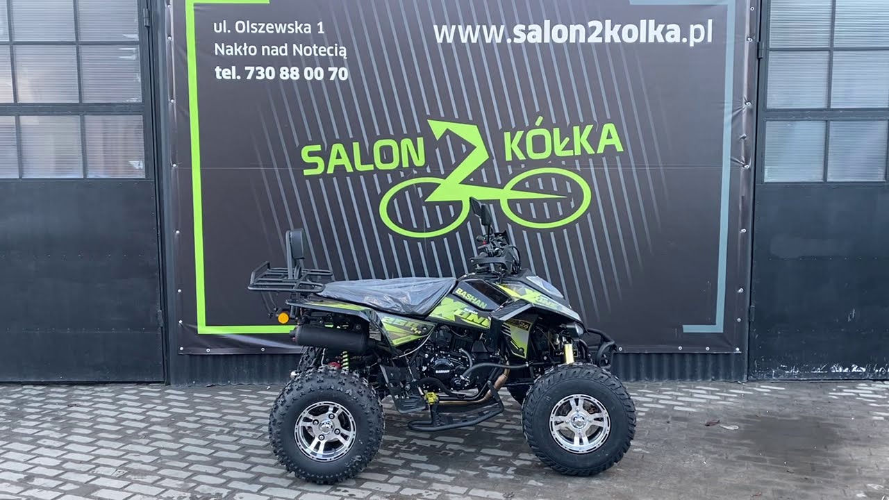 Quad 250CC Bashan 250 manual z homologacją drogową - prezentacja quada 