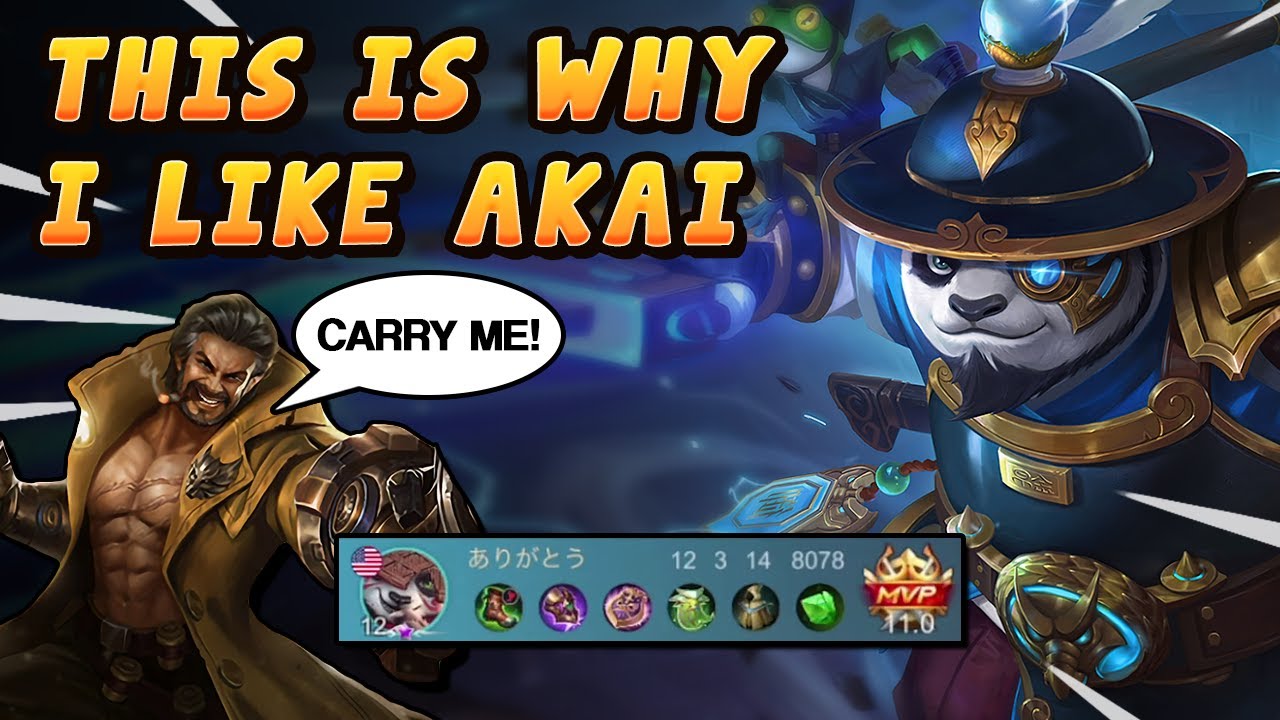 I Am Really Liking The New Revamped Akai (Tank) | Mobile Legends