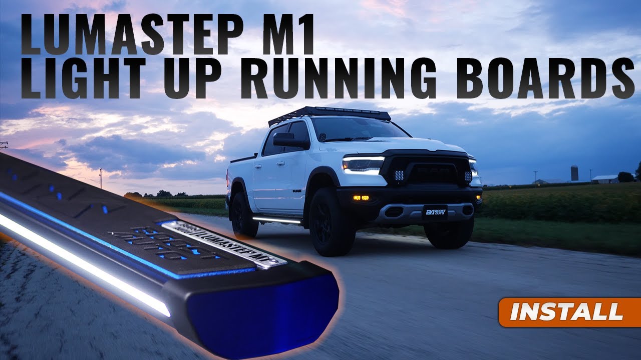 Boost Auto Lumastep M1 Light Up Running Board Installation Guide | 2019-2024 5th Gen Dodge Ram 1500