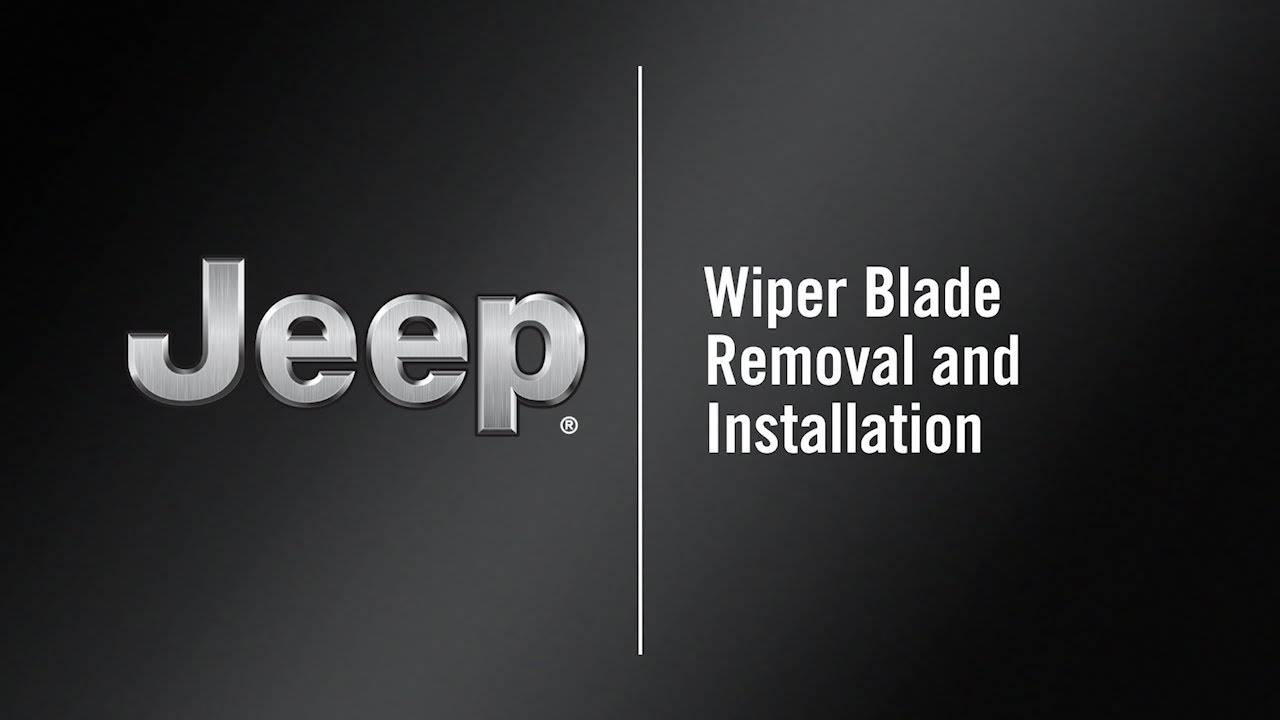 Wiper Blade Removal and Installation | How To | 2020 Jeep Wrangler