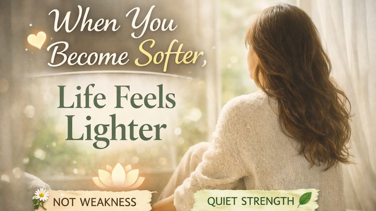 When You Become Softer, Life Feels Lighter 🤍 | A Gentle Healing Talk