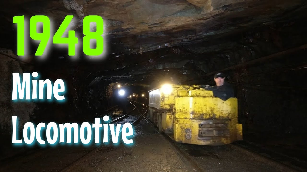 Operating a 1948 Mine Locomotive / Lansford #9 Coal Mine