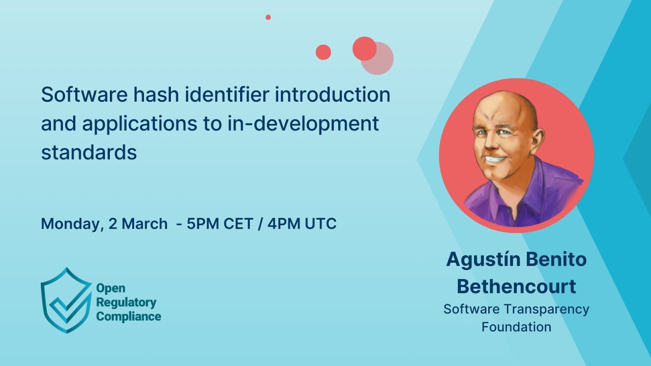 Software Hash Identifier introduction and applications to in-development standards | CRA Mondays