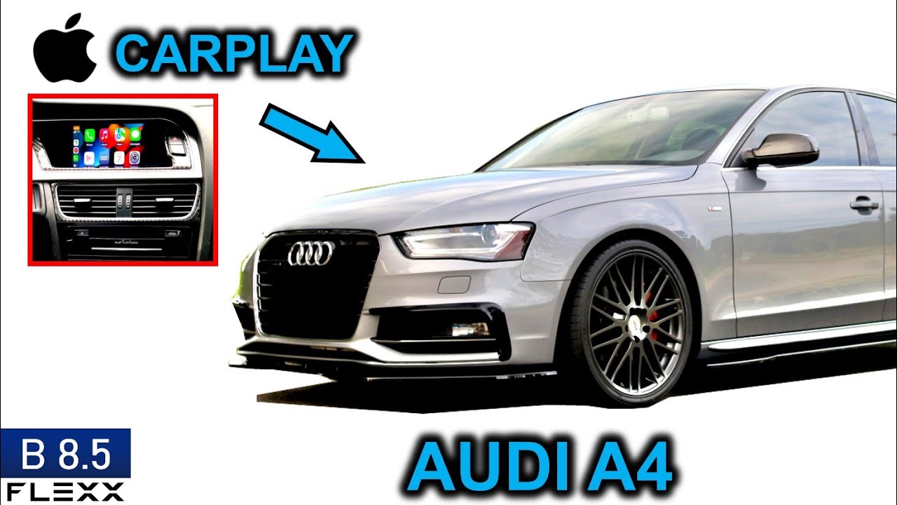 Пошаговая установка CARPLAY и Android Auto на Audi A4 (B8.5) 2008-2016