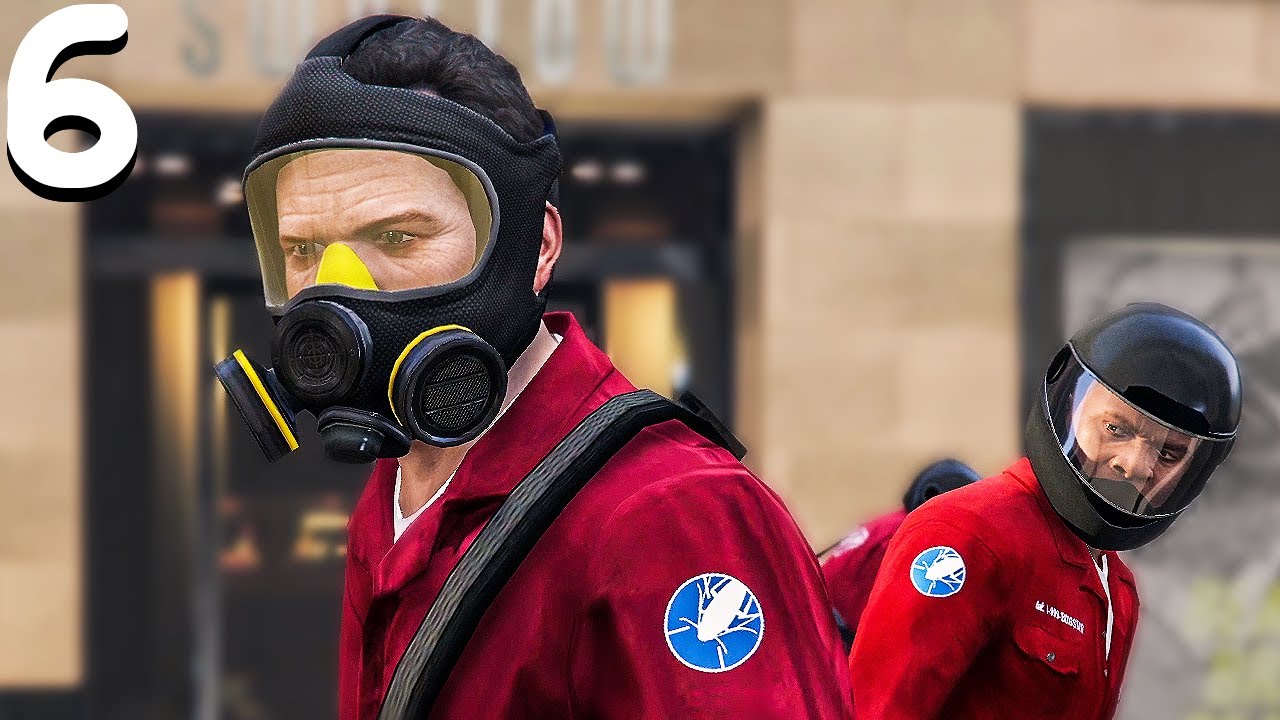 Ограбление ювелирного магазина 🔥 — Grand Theft Auto 5 — Часть 6