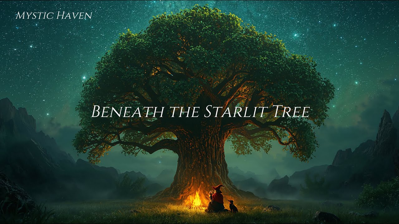 Medieval Fantasy Music for Relaxation, Calm & Sleep | Beneath the Starlit Tree