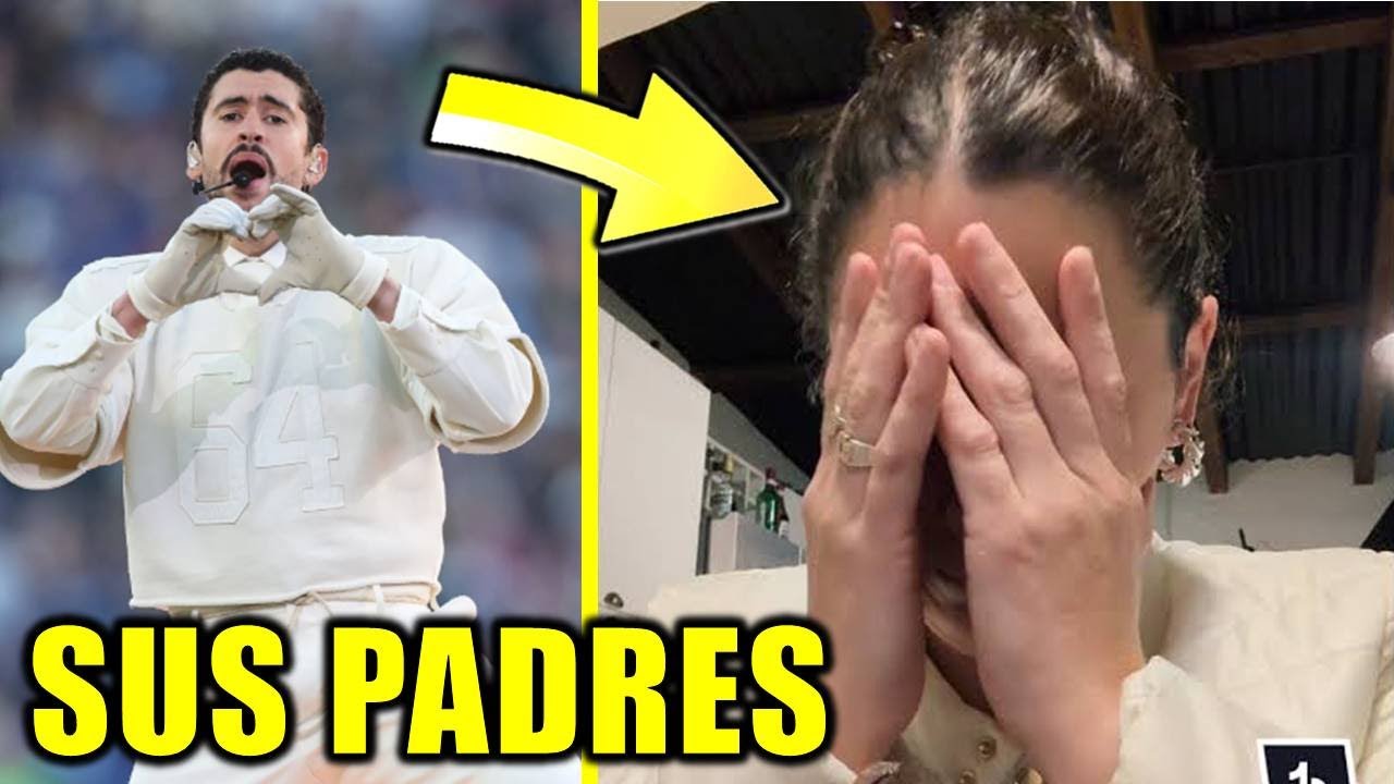 MIRA COMO REACCIONARON LOS PADRES DE BAD BUNNY AL VERLO CANTAR EN EL SUPER BOWL