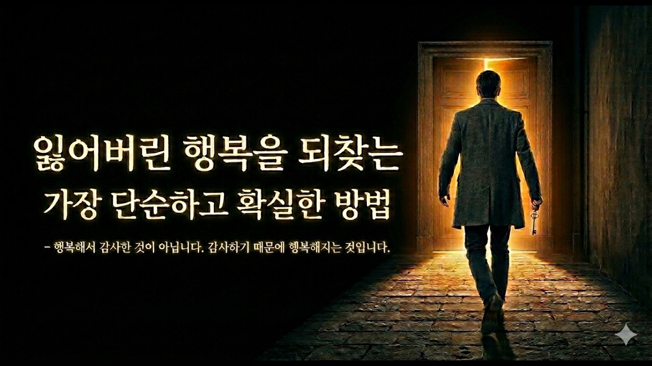 다시 행복해지고 싶은 당신이 지금 바로 시작해야 할 일 #동기부여 #멘탈관리 #위로글귀 #인생2막 #자존감회복 #지친하루 #행복 #극복 #긍정의힘
