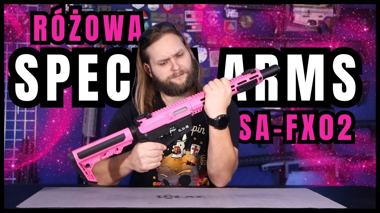 Różowa Specna Arms SA-FX02 | Recenzja - Test - Opinia
