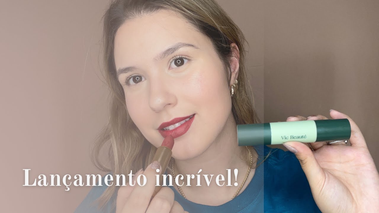 TESTANDO: Duo Stick No Filter e Batom Sensa - Vic Beauté