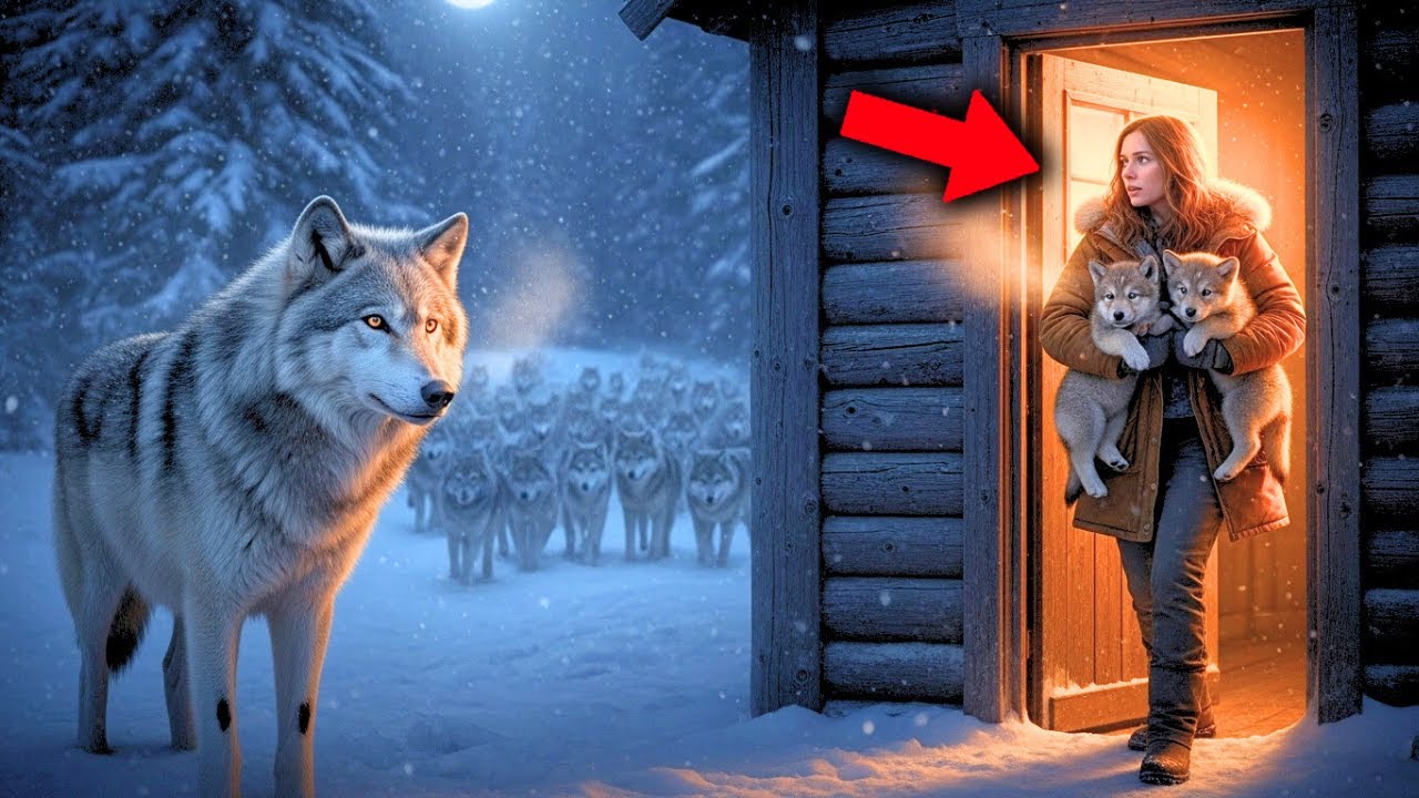 Ela Abrigou Dois Filhotes De Lobo Congelados – Na Manhã Seguinte, 50 Lobos Foram Até Sua Porta
