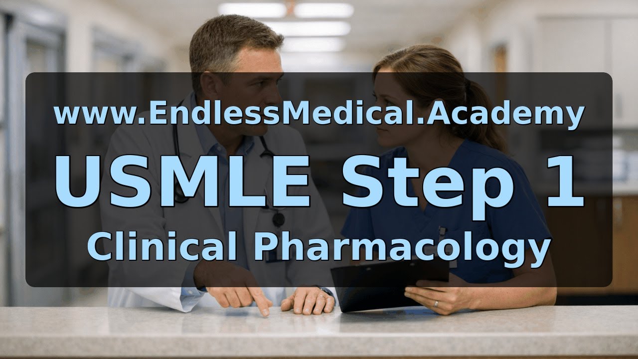 Clinical Pharmacology, USMLE Step 1 - Full Vignette with Extended Explanations