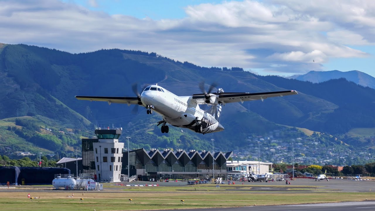 10 MINUTES of AMAZING 4K Afternoon Action Plane Spotting at Nelson Airport