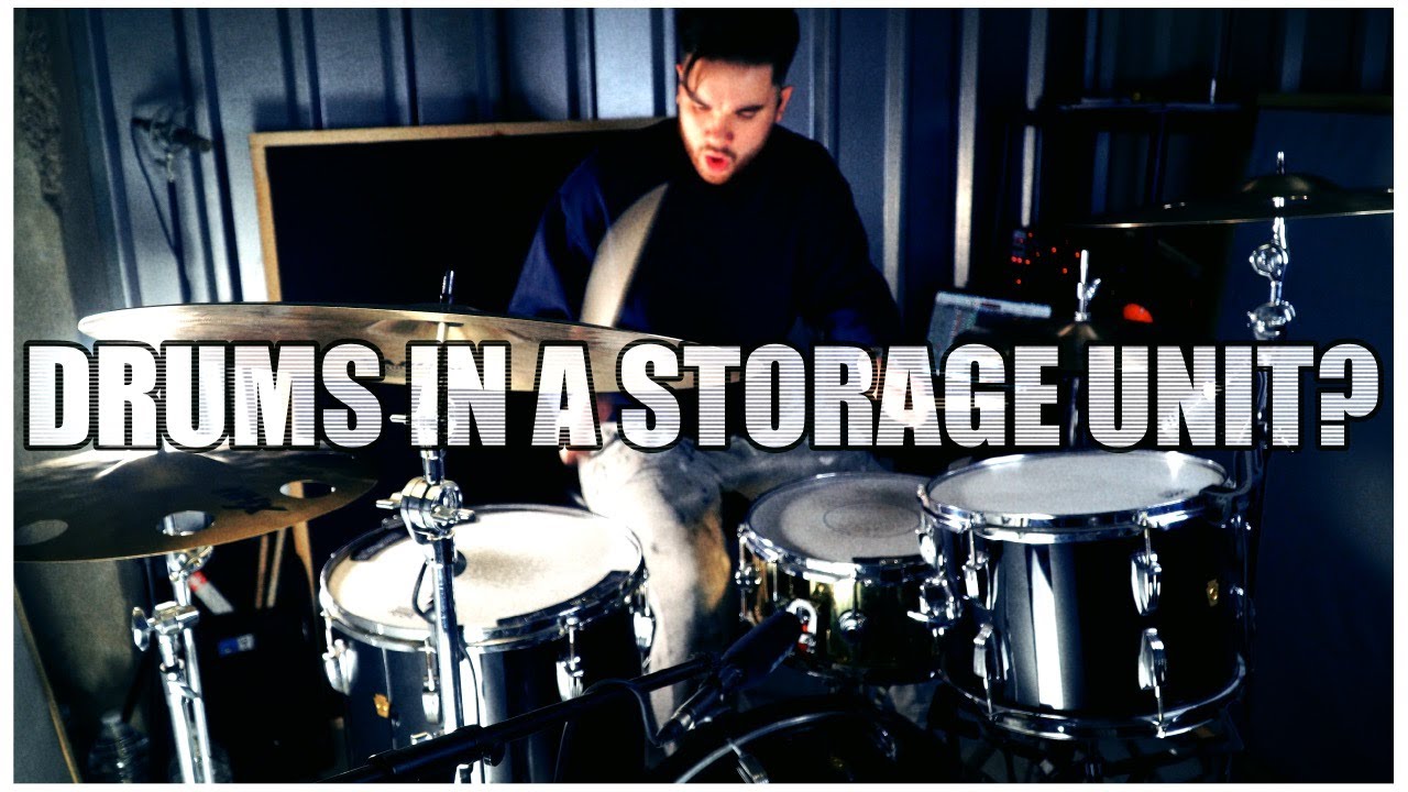 Recording drums in a storage unit?