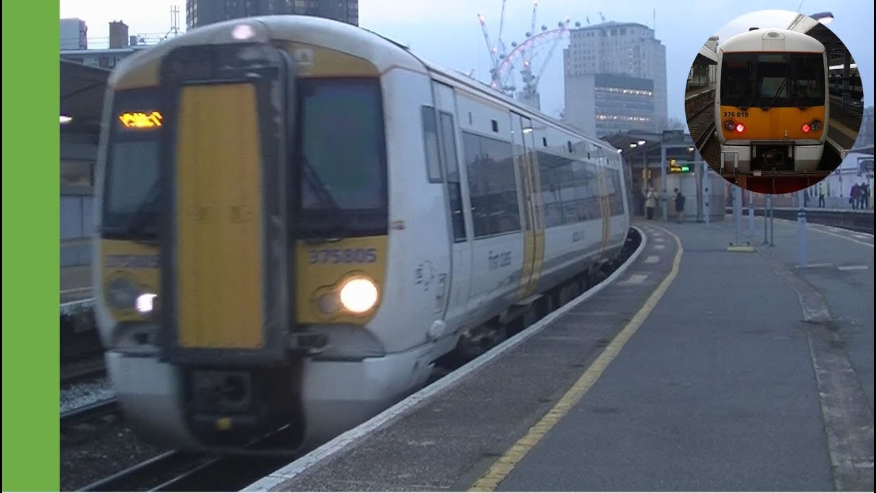 Trains at Waterloo East