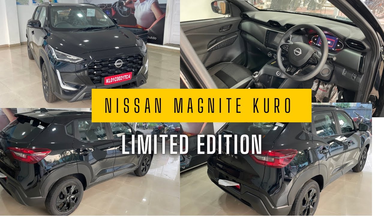 NISSAN MAGNITE KURO LIMITED EDITION DETAILED MALAYALAM REVIEW - ONROAD PRICE - EMI - DOWNPAYMENT 