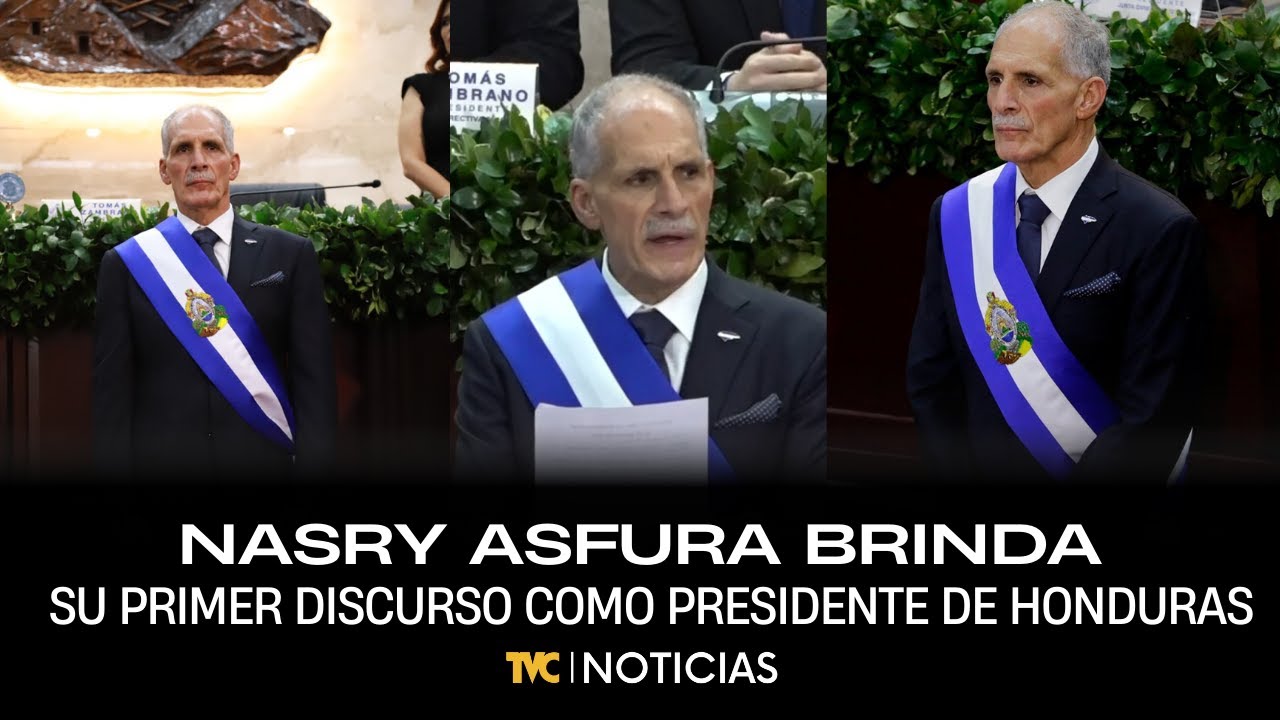 Primer discurso de Nasry Asfura como presidente de Honduras: promesas y mensajes clave