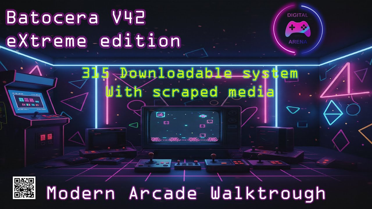 Batocera 42 eXtreme edition Modern arcade Walktrough