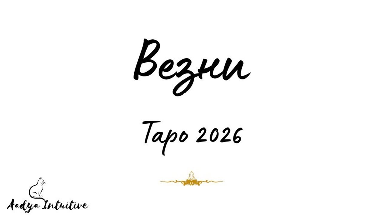 Везни ♎ Таро 2026 ✨ Основна тема за годината ✨