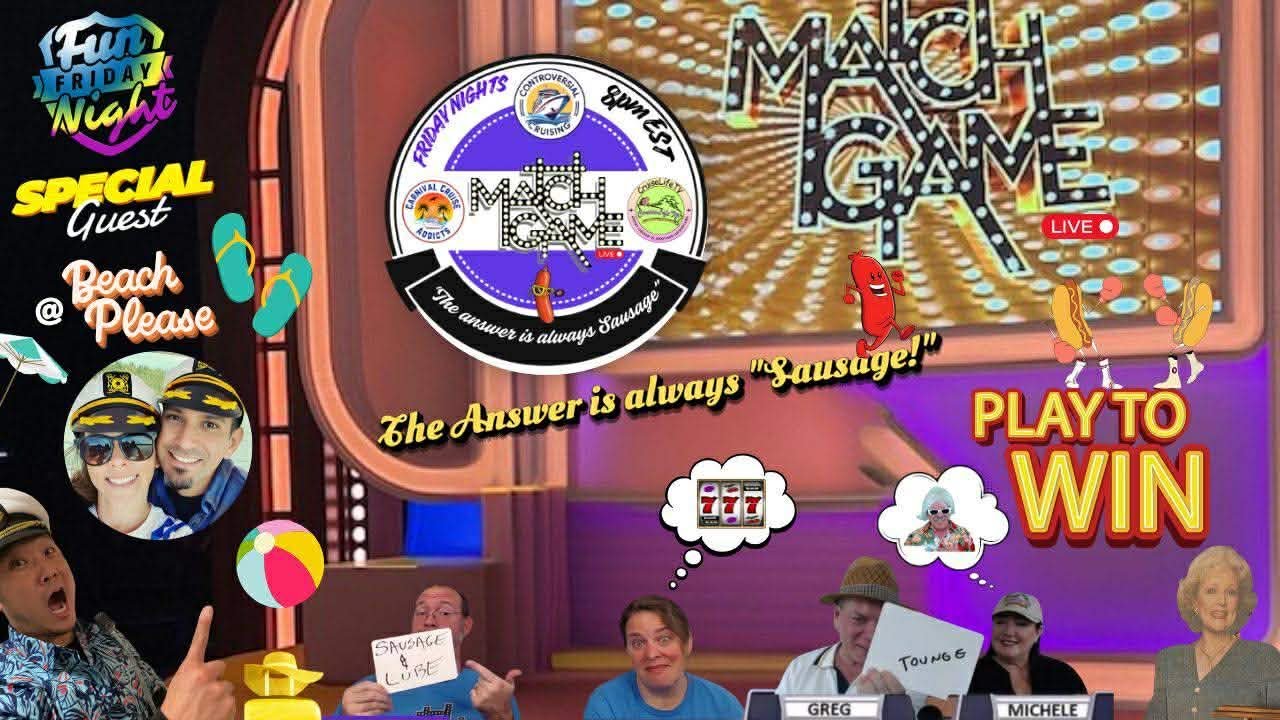 Match Game Live! | Special Guest: @BeachPlease