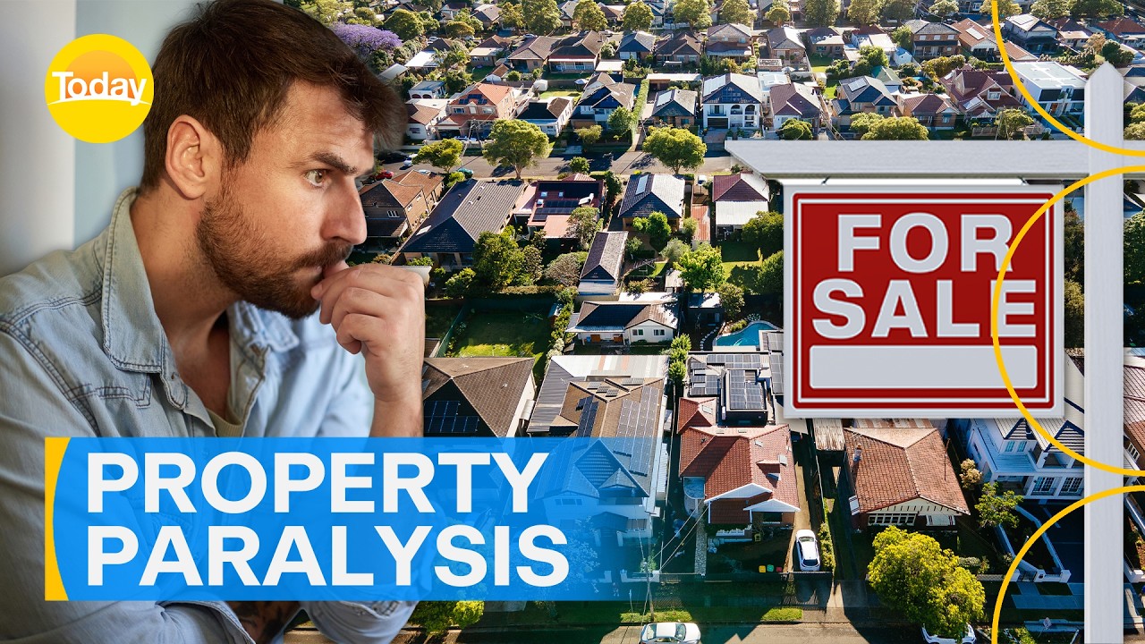 Aus real estate market stagnated, despite falling property prices | 9 News Australia
