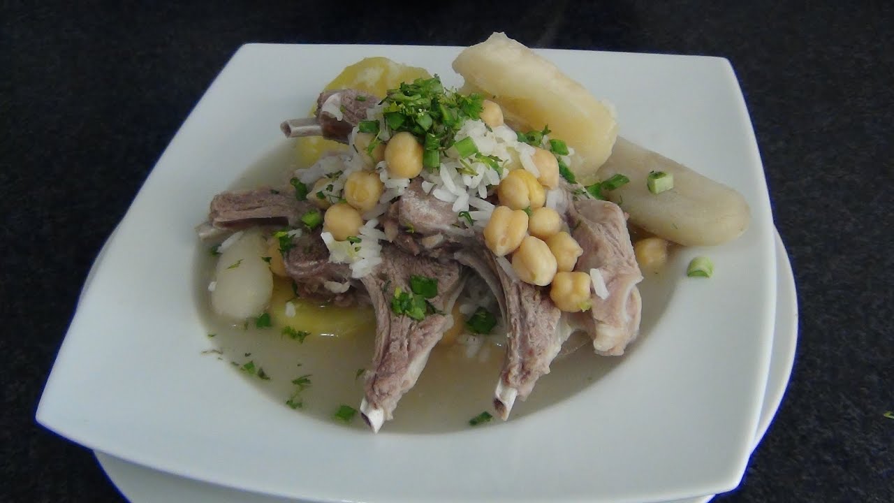 Caldo de Lomo de Cordero 😋🍵 🇵🇪 #FuerzaPeru #CocinoComidaPeruana