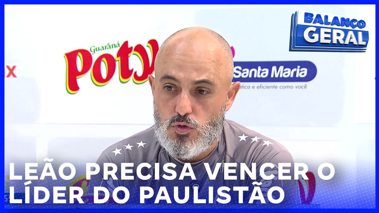 Leão precisa vencer líder Red Bull Bragantino