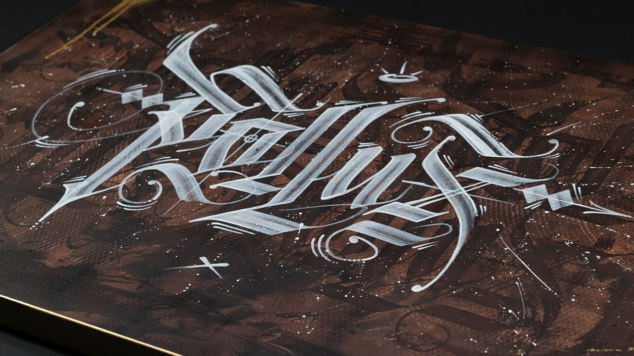 ♦︎♦︎⎜MAKING OF - CALLIGRAFFITI ON CANVAS⎜ POLLUX⎜2022