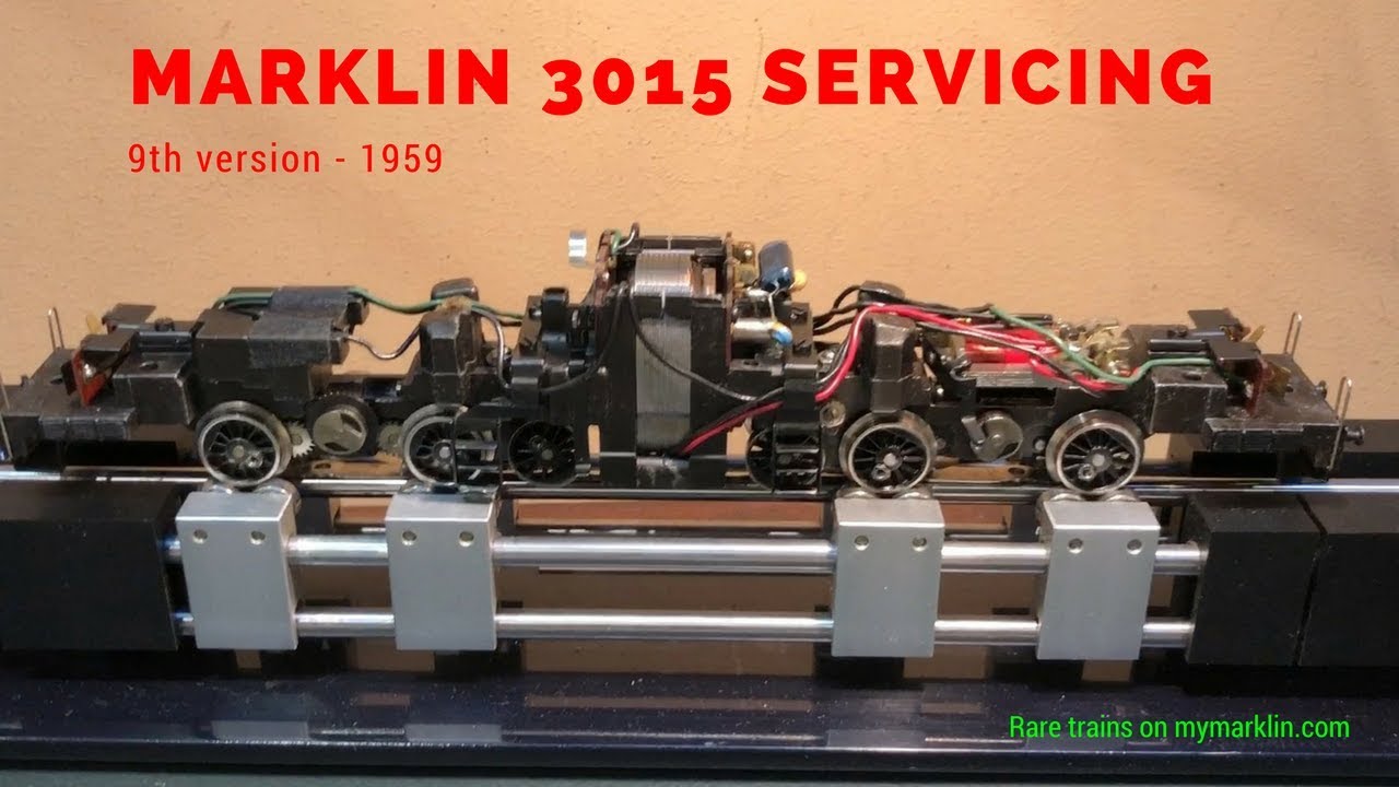 Marklin train 3015 CCS800 servicing
