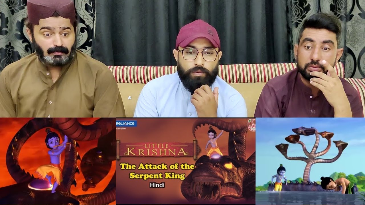 Pakistani Reaction l Little Krishna - Ep 1 l Part 2 l कालीयामर्दन l The Attack Of The Serpent King