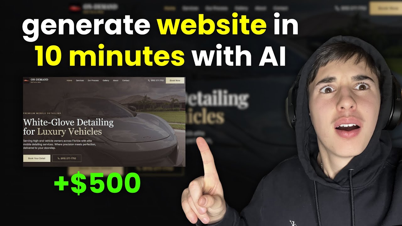 How I Build AI Websites in 10 Minutes and Sell Them for $500