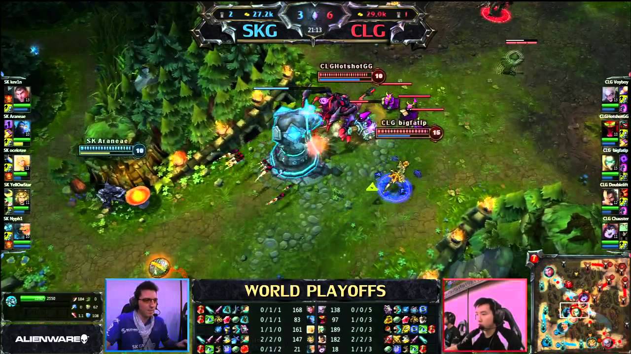 Game 4 - SK Gaming (SKG) vs Counter Logic Gaming NA (CLG.NA) - League of Legends Playoffs