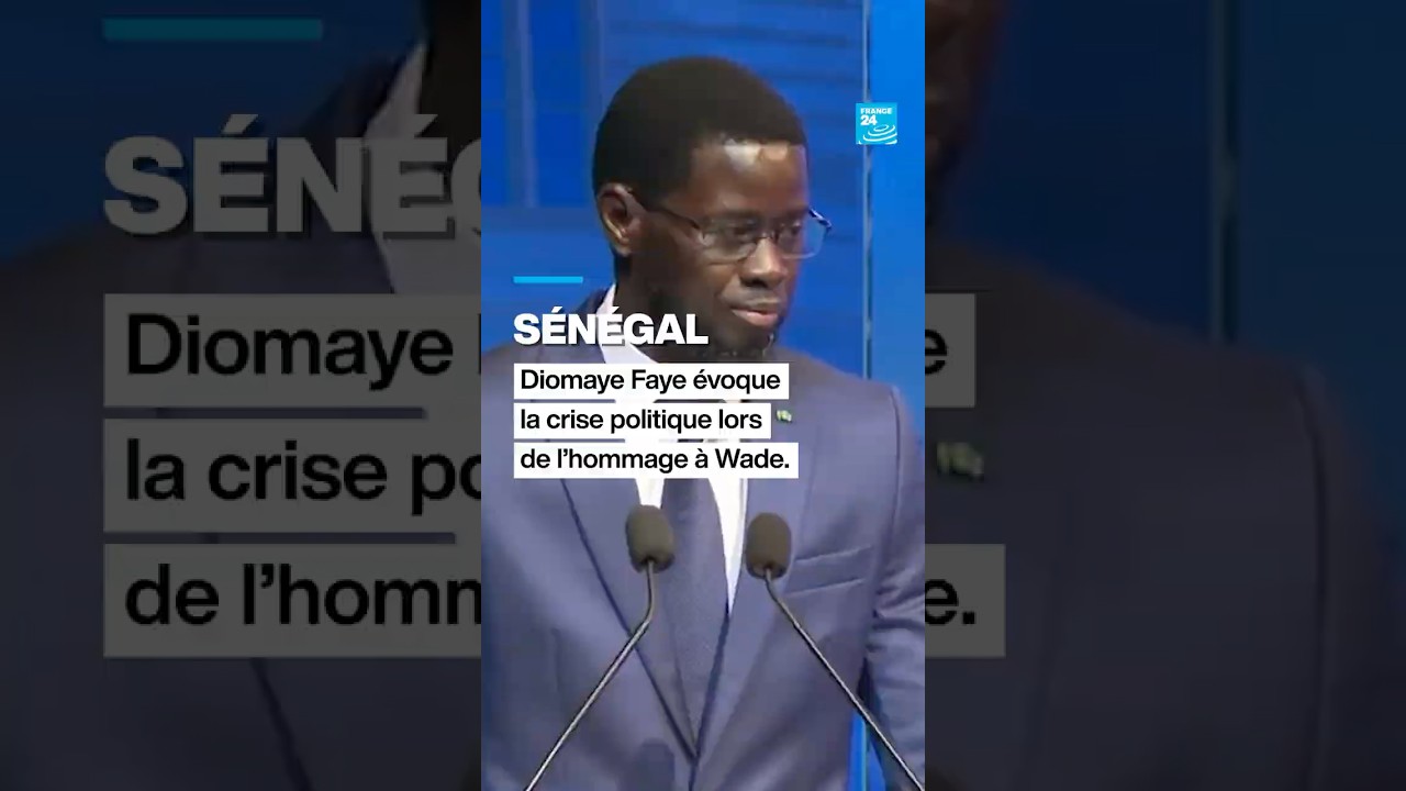 S&eacute;n&eacute;gal : Diomaye Faye &eacute;voque la crise politique lors de l'hommage &agrave; Wade &bull; FRANCE 24