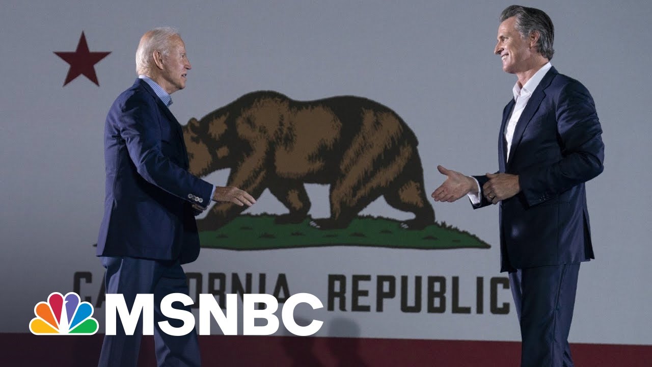 Biden Rallies As Gavin Newsom Fights For His Political Life