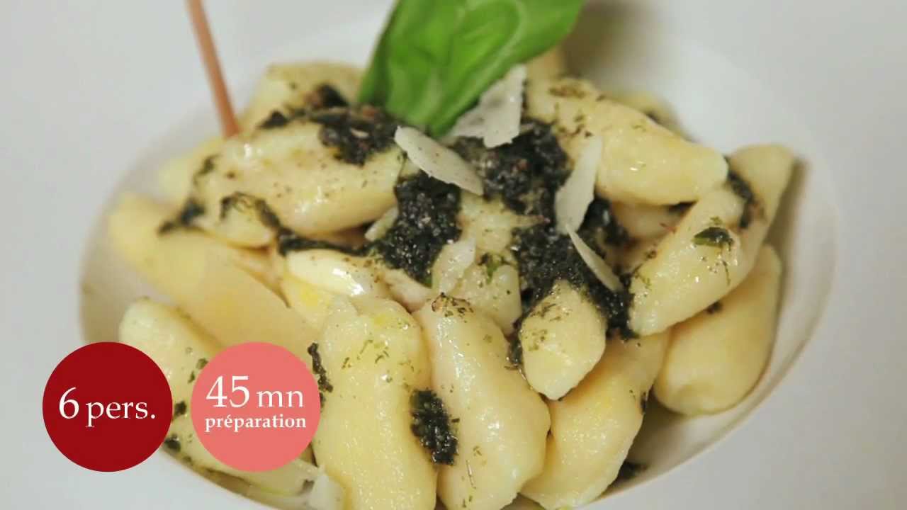 Recette de gnocchis au pesto